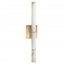 Dainolite RBN-2420W-AGB-ALB - 20W Wall Sconce, AGB w/ ALB Diffuser