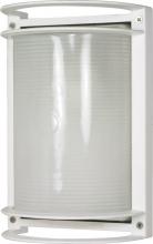 Nuvo 60/530 - 1 Light - 10" Rectangle Bulkhead - Semi Gloss White Finish