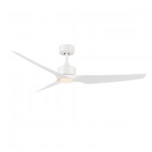 WAC Smart Fan Collection F-056L-MW - Stella Matte White WITH LUMINAIRE