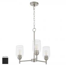 Quorum 6112-3-59 - Wallinger 3 Light Chandelier, Matte Black