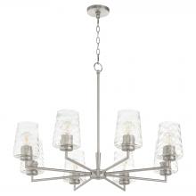 Quorum 6204-8-65 - Goodwin 8 Light Chandelier, Satin Nickel