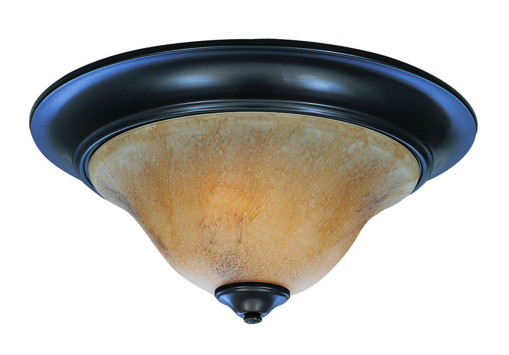 Two Light Flush Mount from the Black Forest Collection