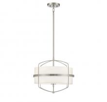 Savoy House Meridian M70101BN - 3-light Pendant In Brushed Nickel