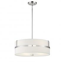 Savoy House Meridian M70102PN - 4-light Pendant In Polished Nickel