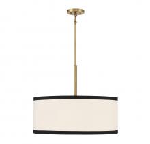 Savoy House Meridian M7015NB - 5 LT Pendant in Natural Brass *M23