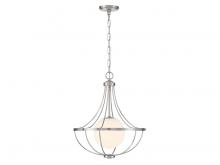 Savoy House Meridian M7047BN - 1-Light Pendant in Brushed Nickel