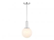 Savoy House Meridian M7050CH - 1-Light Pendant in Chrome