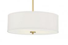 Savoy House Meridian M70109NB - 3-Light Pendant in Warm Brass