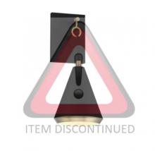 Savoy House Meridian M90066MBKNB - **Discontinued** 1 LT Wall Sconce in Matte Black with Natural Brass *M23