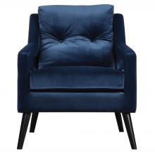 Uttermost 23318 - Uttermost O'Brien Blue Velvet Armchair