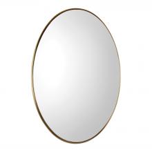 Uttermost 09353 - Uttermost Pursley Brass Oval Mirror