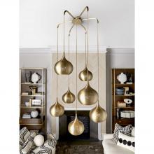 Uttermost R21349 - GOLDEN ONION, 7 LT CHANDELIER