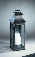 Northeast Lantern 5621-VG-CIM-CSG - Pagoda Wall Verdi Gris Medium Base Socket With Chimney Clear Seedy Glass