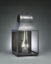 Northeast Lantern 9061-VG-CIM-CSG - Culvert Top Wall Verdi Gris Medium Base Socket With Chimney Clear Seedy Glass