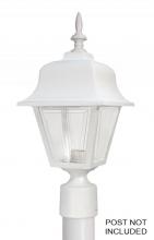 Wave Lighting 260TC-LR12W-WH - MARLEX ASHLAND POST LANTERN