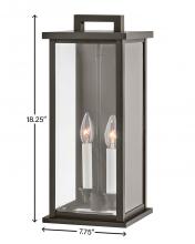 Hinkley 20014OZ - Medium Wall Mount Lantern