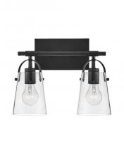 Hinkley 5132BK - Small Two Light Vanity