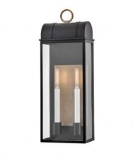 Hinkley 10665BK-BU - Large Wall Mount Lantern