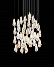 Currey 9000-1039 - Glace White 36-Light Round Multi-Drop Pendant