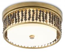 Currey 9999-0047 - Ferber Brass Flush Mount