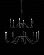 Currey 9000-0654 - Tirrell Medium Black Chandelier