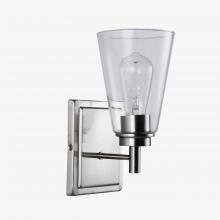 Affinity KS1-NI-CNC - Karen 1 light wall sconce, nickel, cone clear