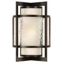 Fine Art Handcrafted Lighting 818281ST - Singapore Moderne Outdoor 24"H Outdoor Wall Sconce